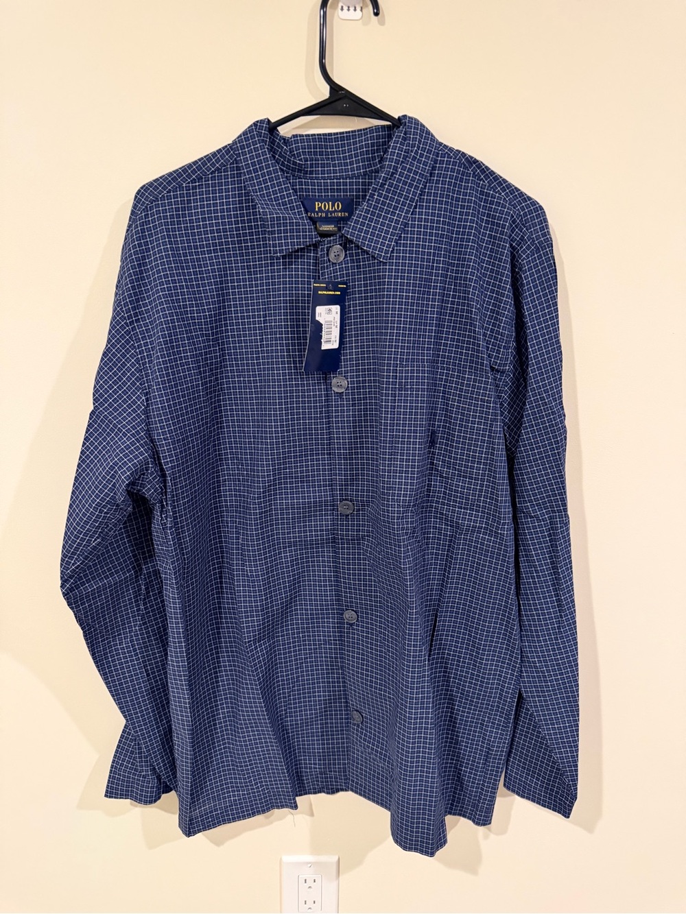 Polo by Ralph Lauren Blue Grid Cotton Button-Down Shirt